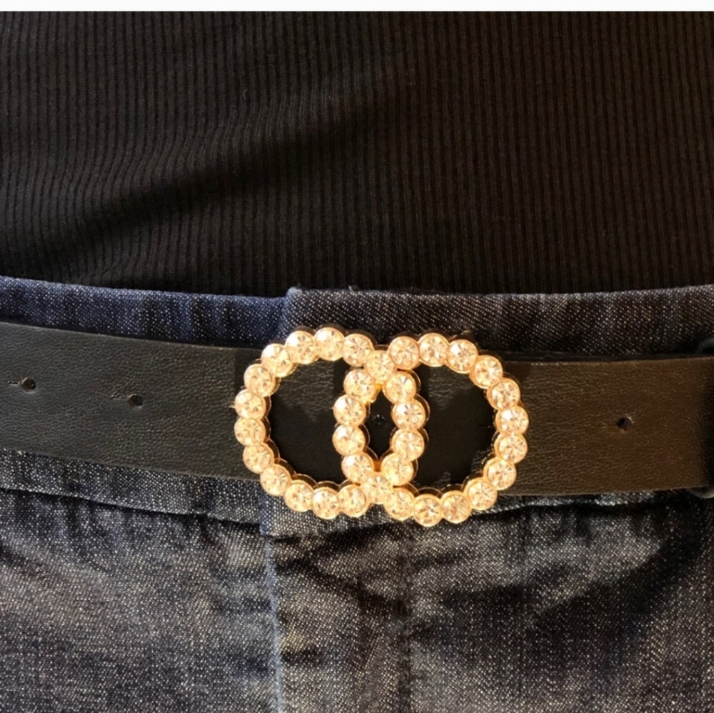DOUBLE 0 CRYSTAL BELT - Picture 3 of 5